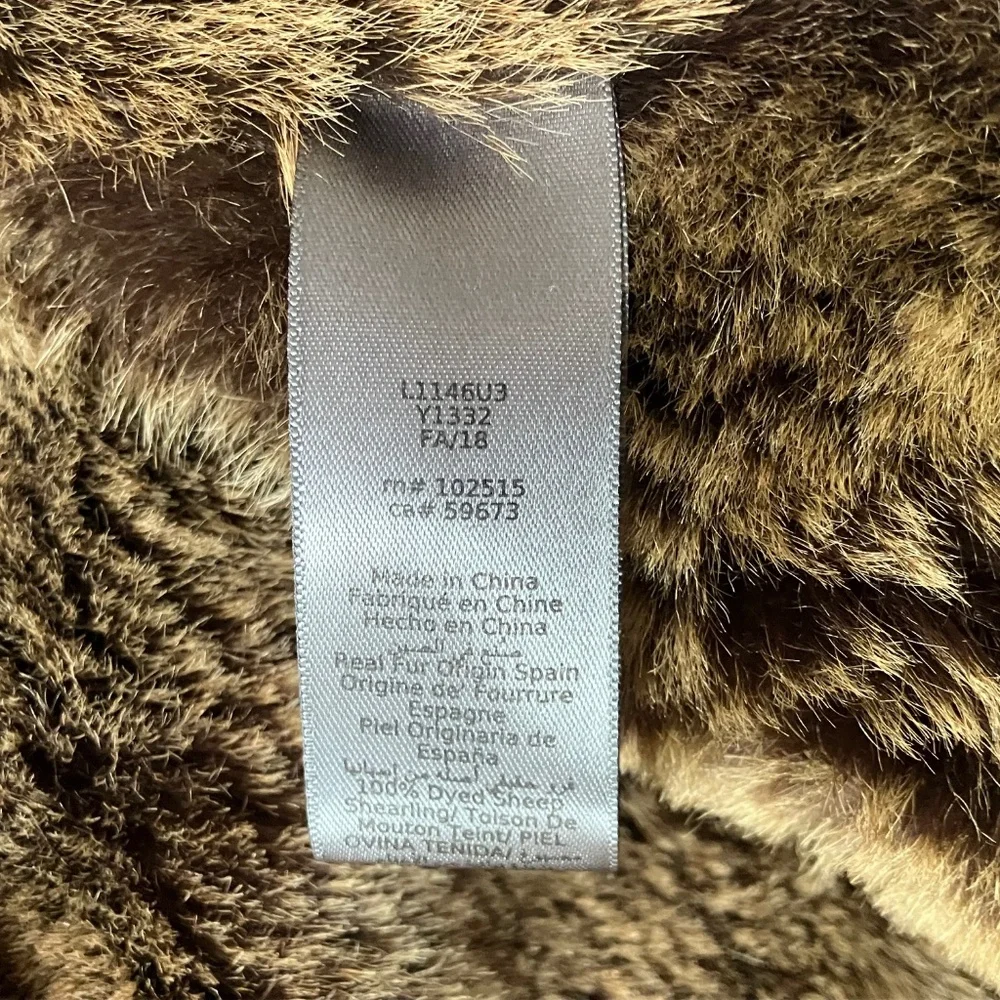 LIMITED EDITION John Varvatos Leather/Shearling w/HOOD Coat EU 50 /US 40 LARGE - Picture 12 of 12